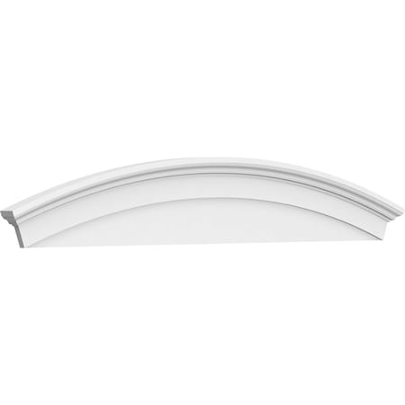 Ekena Millwork Arched Architectural Grade PVC Pediment, 84"W x 14"H x 2-3/4"P PEDP084X140ARD00